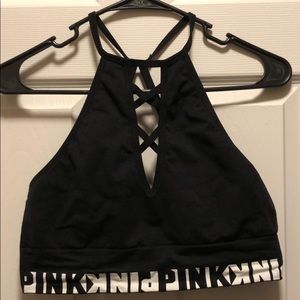 VS PINK high neck sports bra
